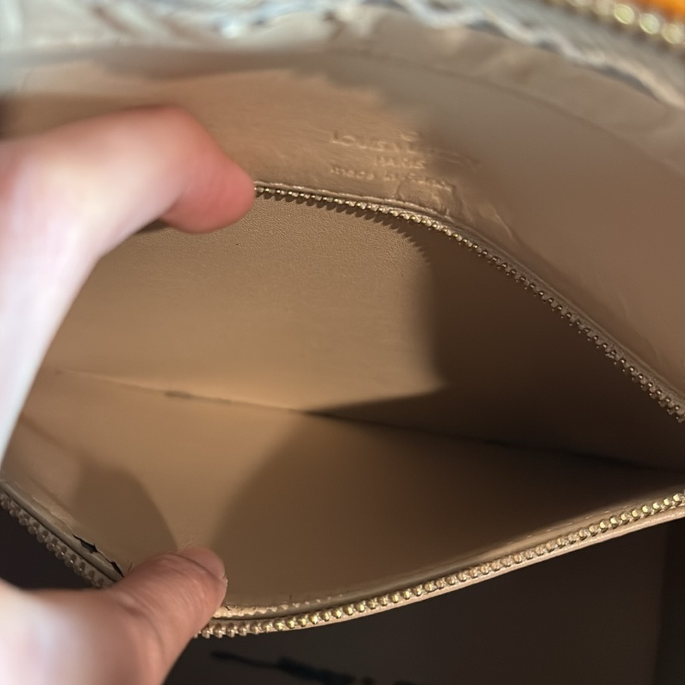 Louis Vuitton Mustard Patent Leather Tote - Picture 13 of 14